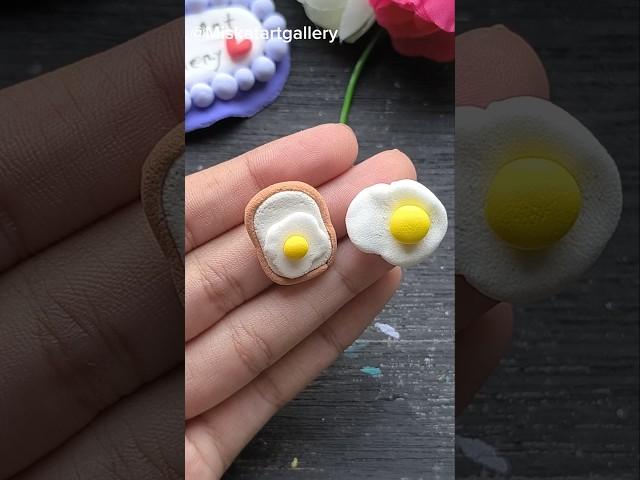 Making egg with super clay #clay #craft #claycraft #diy #clayart #art #shorts  #ytshorts
