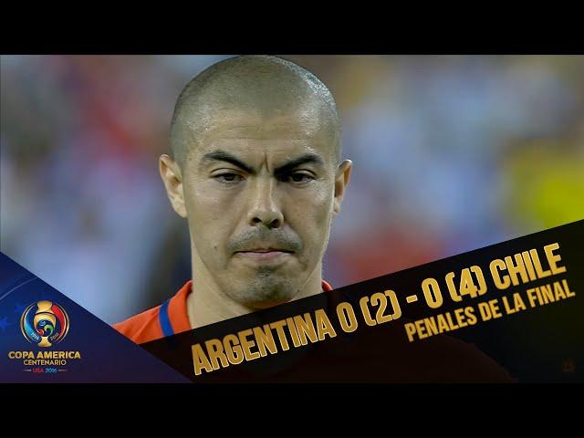 Final Copa América Centenario | Penales Argentina 0 (2) - 0 (4) Chile