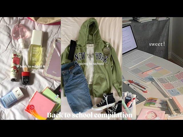 Back to school outfits/hauls | TikTok compilation