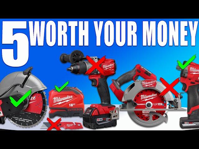 TOP 5 MILWAUKEE Tools WORTH Your MONEY!