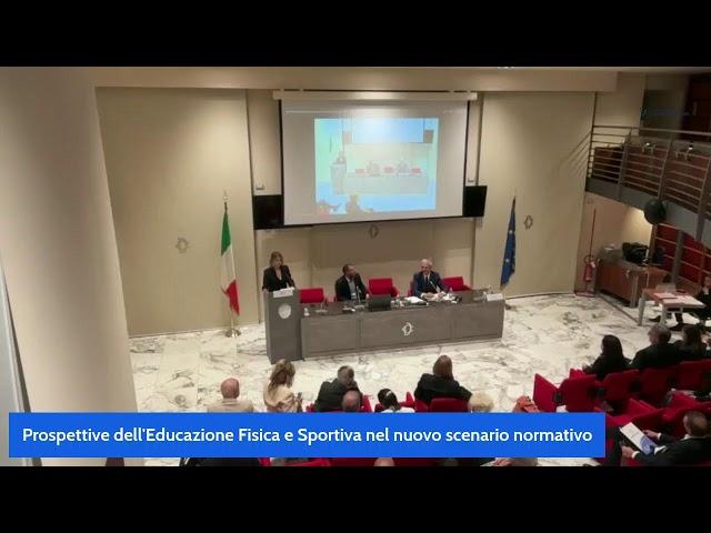 "Prospettive dell'educazione fisica e sportiva nel nuovo scenario normativo"