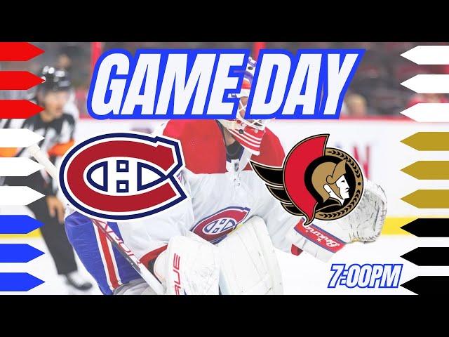 NHL Game Play By Play Canadiens vs Senators