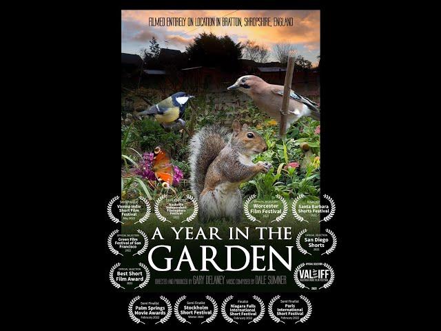 A Year in the Garden. British Birds & Wildlife. Award Winning short film.