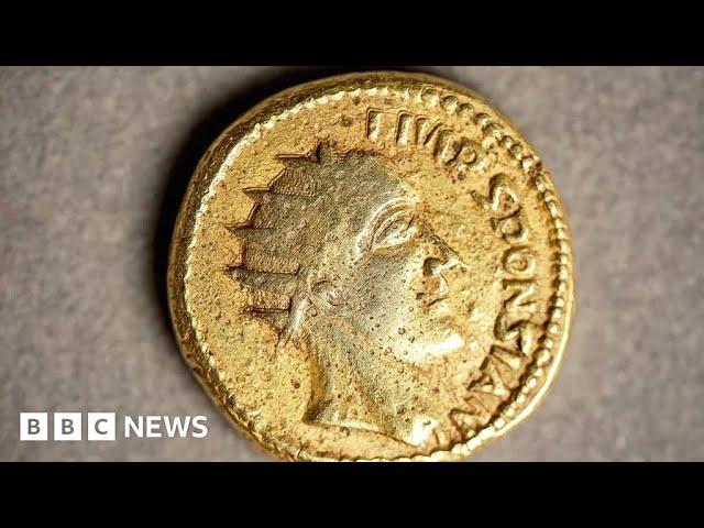 Gold coin proves 'fake' Roman emperor was real - BBC News