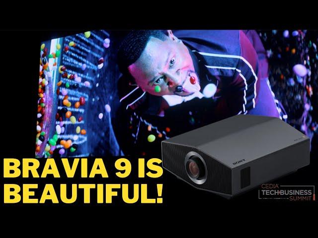 SONY BRAVIA 9 Projector Looks BEAUTIFUL! | CEDIA 2024