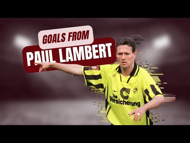 A few career goals from Paul Lambert