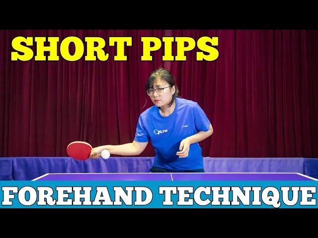 Forehand Technique With Short Pips Rubber | MLFM Table Tennis Tutorial