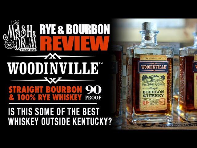 Woodinville Whiskey Co. Straight Bourbon and 100% Rye Whiskey