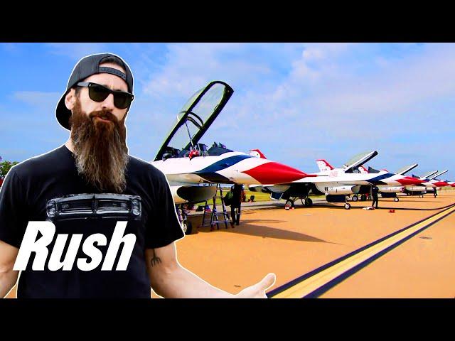 Aaron Kaufman Visits The USAF Thunderbirds Aerobatic Team! | Fast N' Loud