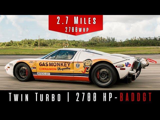 2006 Ford GT Twin Turbo V8 #BADDGT  | 2700 WHP | (Top Speed Test)