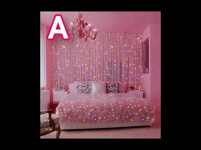 Choose your names first alphabet and see your glittering bed#shorts