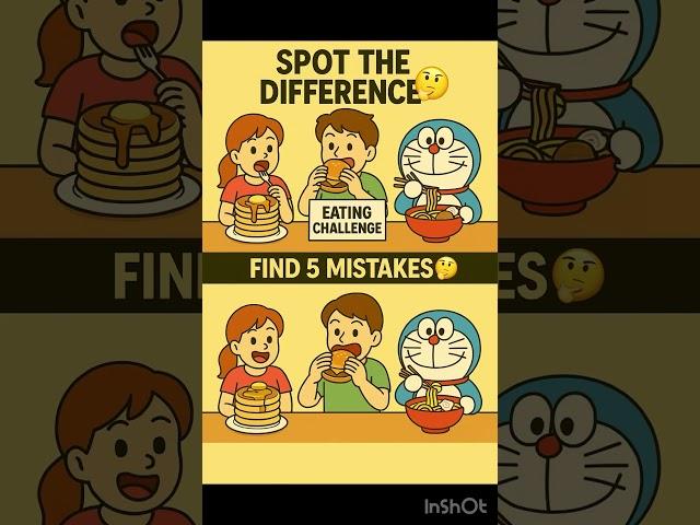  Find the difference and comment #ytshorts #trending #viralvideo #brainspark #puzzle #shorts