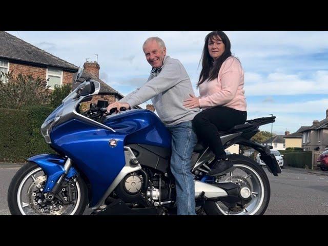 Graham Vfr 50th Anniversary Bike test pass, Then and now