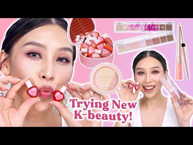 Full Face of New K-Beauty Products 2022