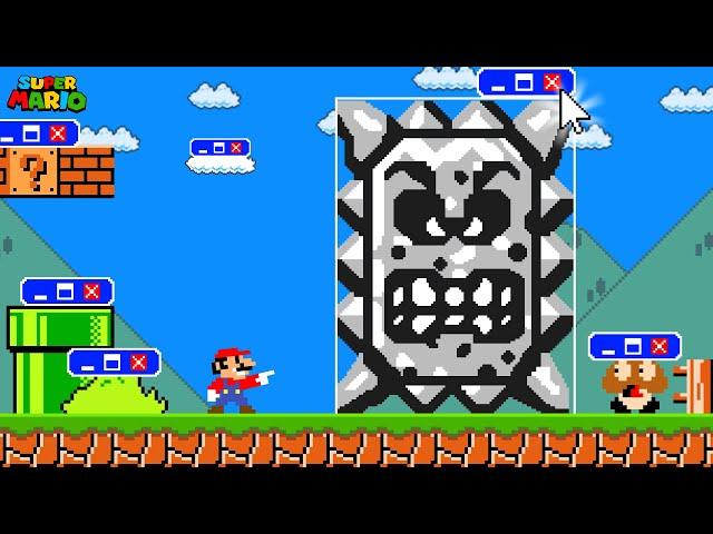 Mario Animation vs. Window 10 in Super Mario Bros.