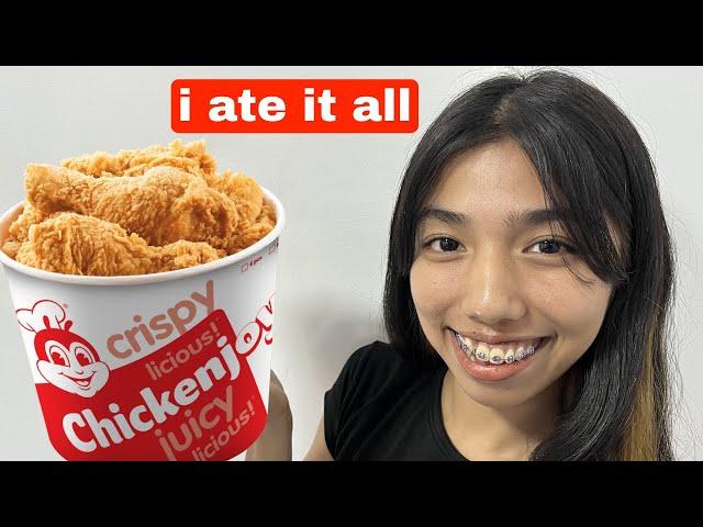 Watch Me Eat EVERYTHING on the Jollibee Menu in 14 Minutes