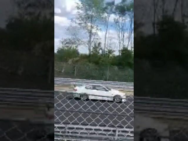 BMW M3 blasting past on the Döttinger Höhe #bmwm3 #m3 #nordschleife #nürburgring #shorts#puresound