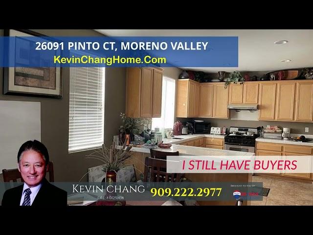 Just Sold in Moreno Valley by Local Realtor Kevin Chang | 26091 Pinto Ct, Moreno Valley