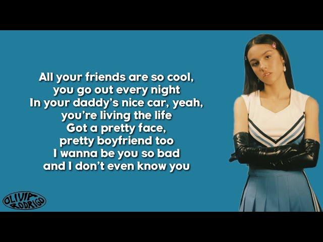 Olivia Rodrigo - jealousy, jealousy (Lyrics)