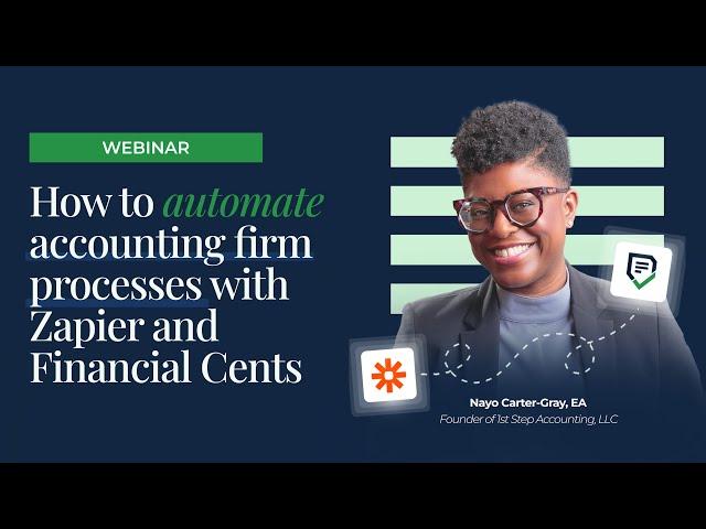 How to automate accounting firm processes with Zapier and Financial Cents