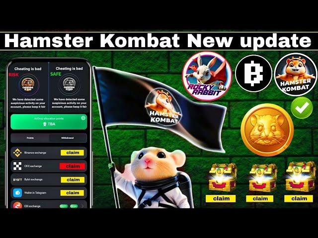 Hamster Kombat New Update | Rocky Rabit Airdrop | Catizen  | #hamsterkombat