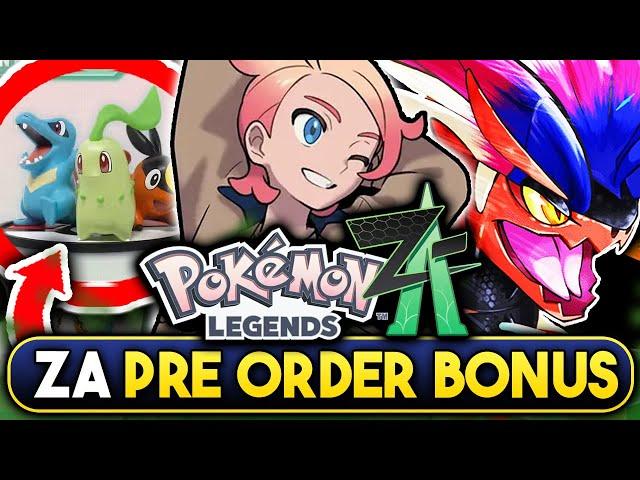 POKEMON NEWS! NEW LEGENDS ZA PRE ORDER BONUS! NEW SCARLET & VIOLET SWITCH 2 UPDATE PATCH DETAILS!