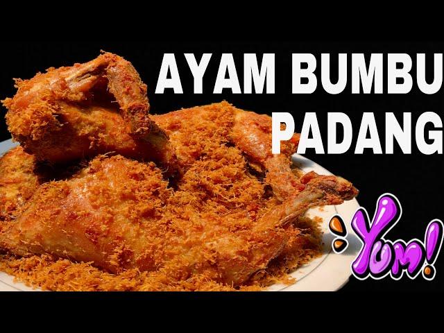 RESEP AYAM GORENG BUMBU PADANG ENAK ALA UNI CHECHE