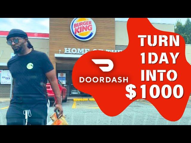 Doordash Challenge: 1 Day - $1k