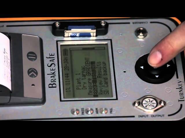 Turnkey Instruments BrakeSafe Product Demonstration