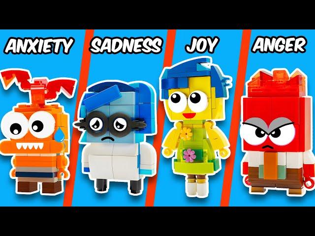 I Build Inside Out 2 Characters In Lego Challenge | FUNZ Bricks