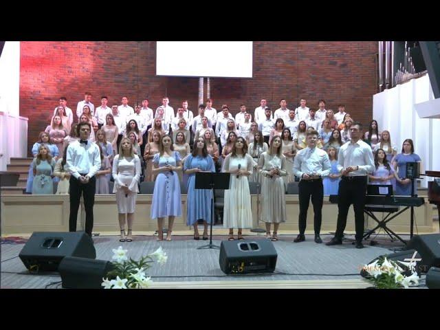 Holy holy //Worthy is the lamb// Hallelujah...  (SMBS choir)