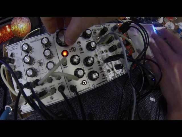 Modular fun with Koma Kommander motion controller controlling E340, ULFO, Envelator