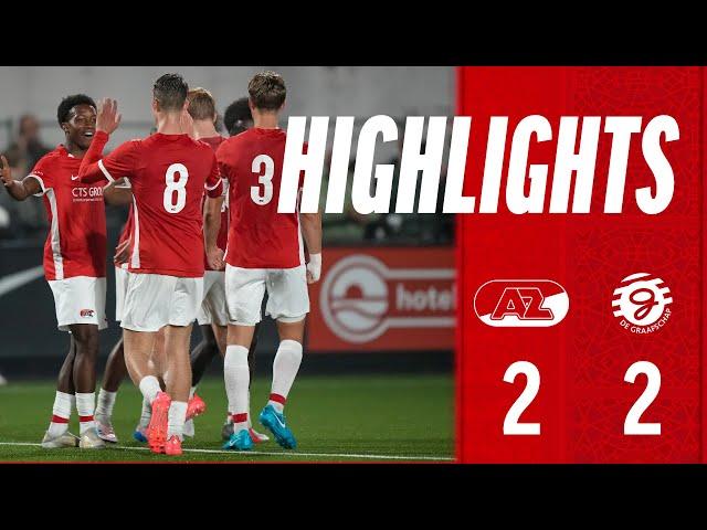 𝑨 𝒅𝒓𝒂𝒘 𝒂𝒕 𝒉𝒐𝒎𝒆 | Highlights Jong AZ-De Graafschap