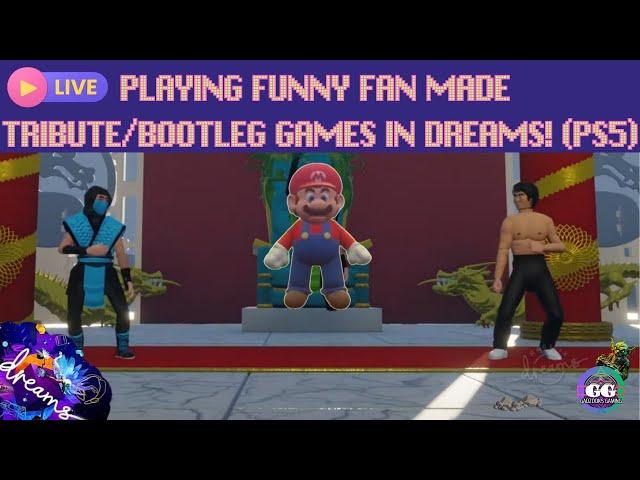 Dreams Gameplay (ps5) Fan Made Bootleg/Tribute Games(8 Games!) (Sonic, Mario) #dreams #ps5 #gameplay