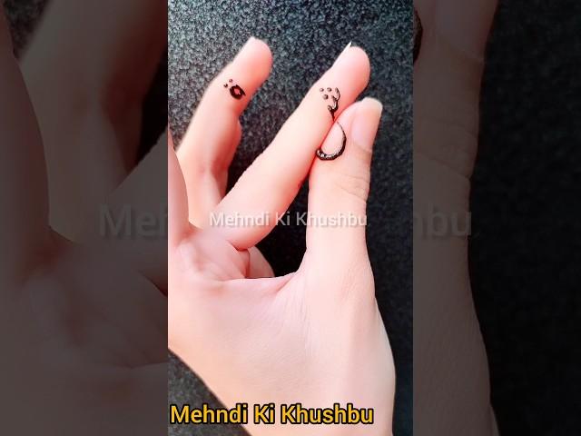 Ishq mehndi design ️ | Simple ishq mehndi design | #viral #shorts