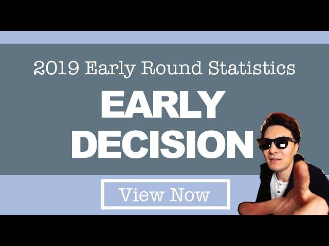 얼리디시전 결과 통계 / 몇몇 명문대들이 들어가기 쉬워졌다! / Early Round 결과를 보면 정시를 예측할 수 있을까?