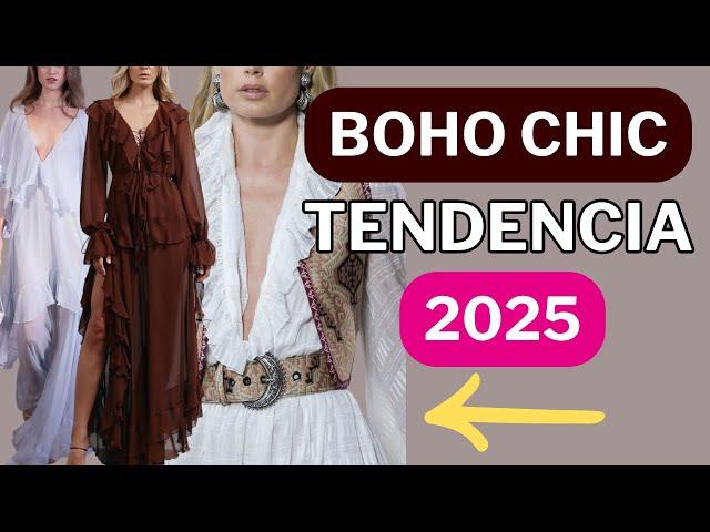 Boho Chic Tendencia 2025 | Así Es Como Puedes Llevar el estilo que arrasa en la moda