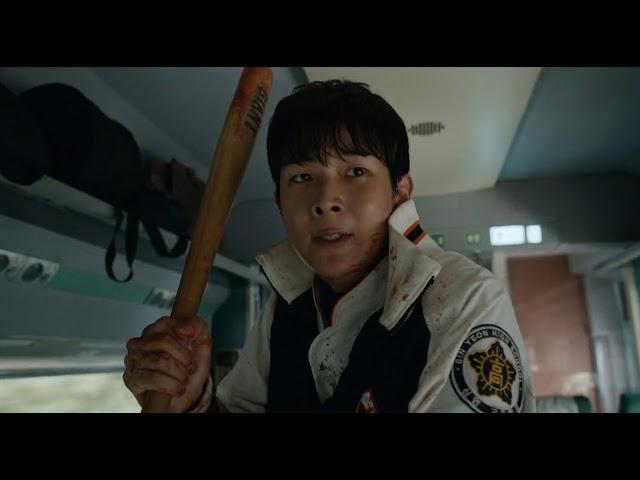 Best Zombie fighting scene without arms in TRain TO Busan MOvie