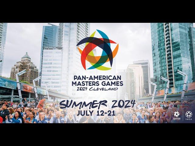 2024 Pan-American Masters Games Heads to Cleveland, Ohio, U.S.A.