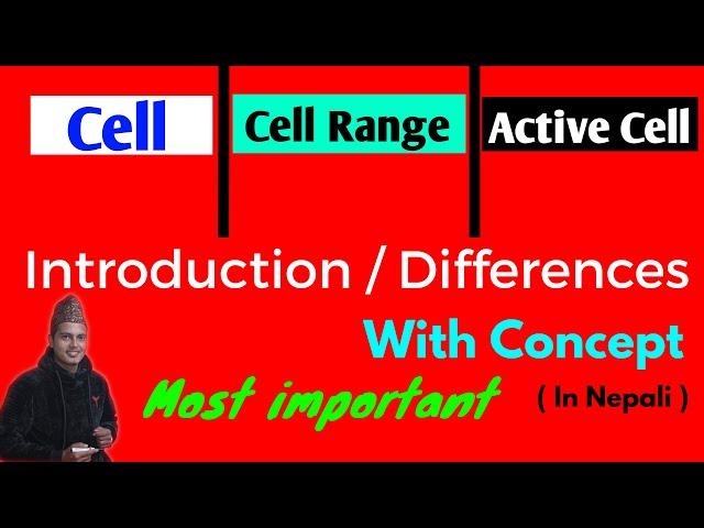 Cell, Cell Range & Active Cell | Difference | A2Z College