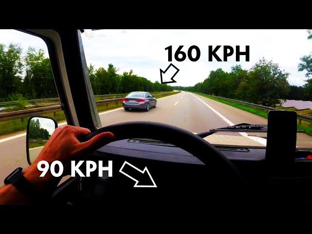 The Slowest Driver on the Autobahn. Headlights failed!    - Day 9 & 10