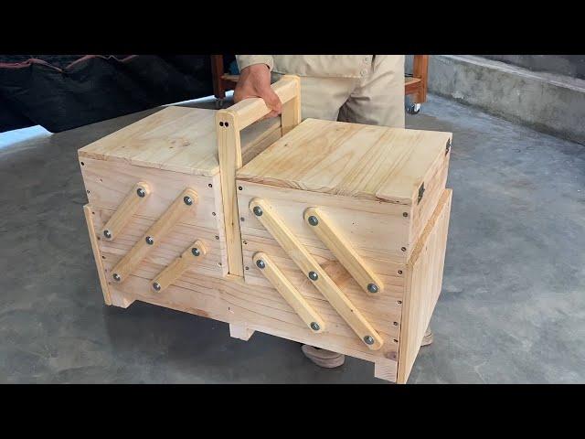 Amazing Design Ideas Woodworking Project Homemade From Pallet - Build A Smart And Versatile Tool Box