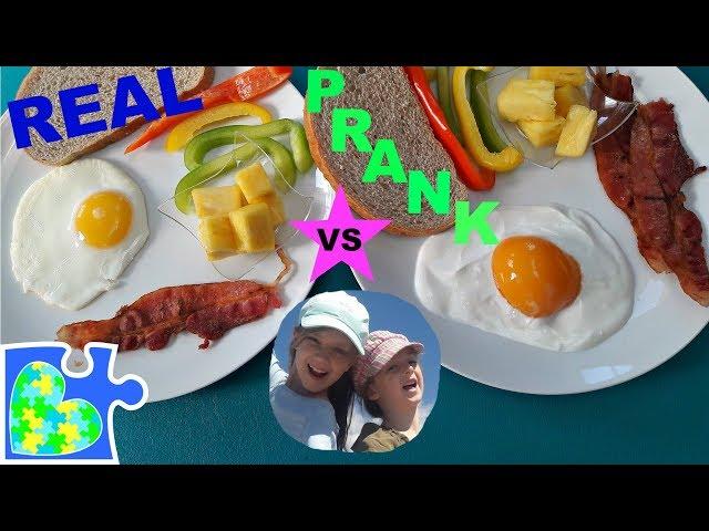 REAL vs PRANK FOOD + BEAN BOOZLED and MORE! You Can't Tell the Difference! So Real!