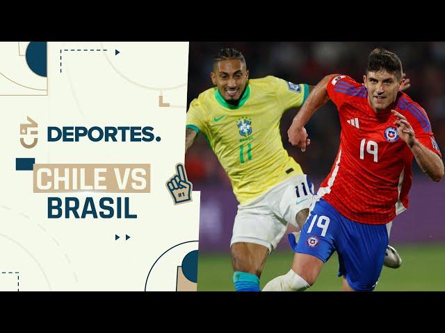 CHILE 1 - 2 BRASIL Clasificatorias Mundial 2026 ️ GOLES Y RESUMEN