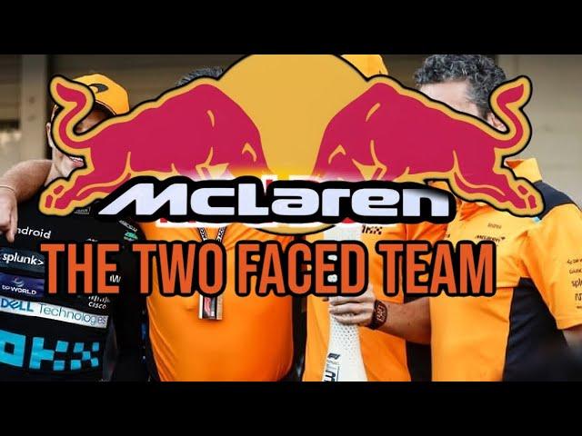 MCLAREN ARE  A TWO-FACED TEAM  !!!!