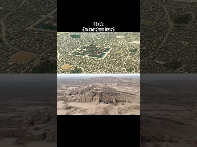 Ancient cities. Before and after. #history