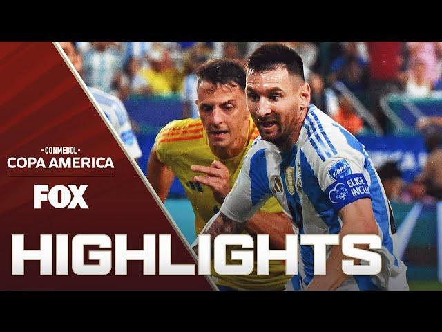 Argentina vs. Colombia Highlights | 2024 Copa América | Final