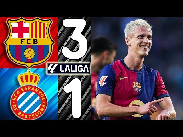  Barcelona vs. Espanyol [3-1] - Match Review (La Liga 2024/2025)