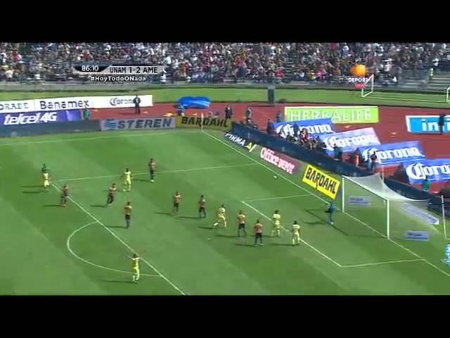 Golazo del Rifle Pumas 1 vs 3 América