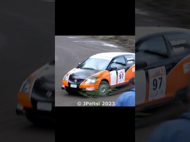 Honda Civic Flat Out! #Rally #shorts